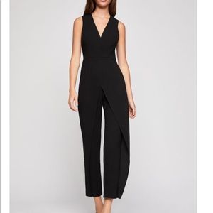 BCBGeneration Sleeveless Wrap-Style Jumpsuit
